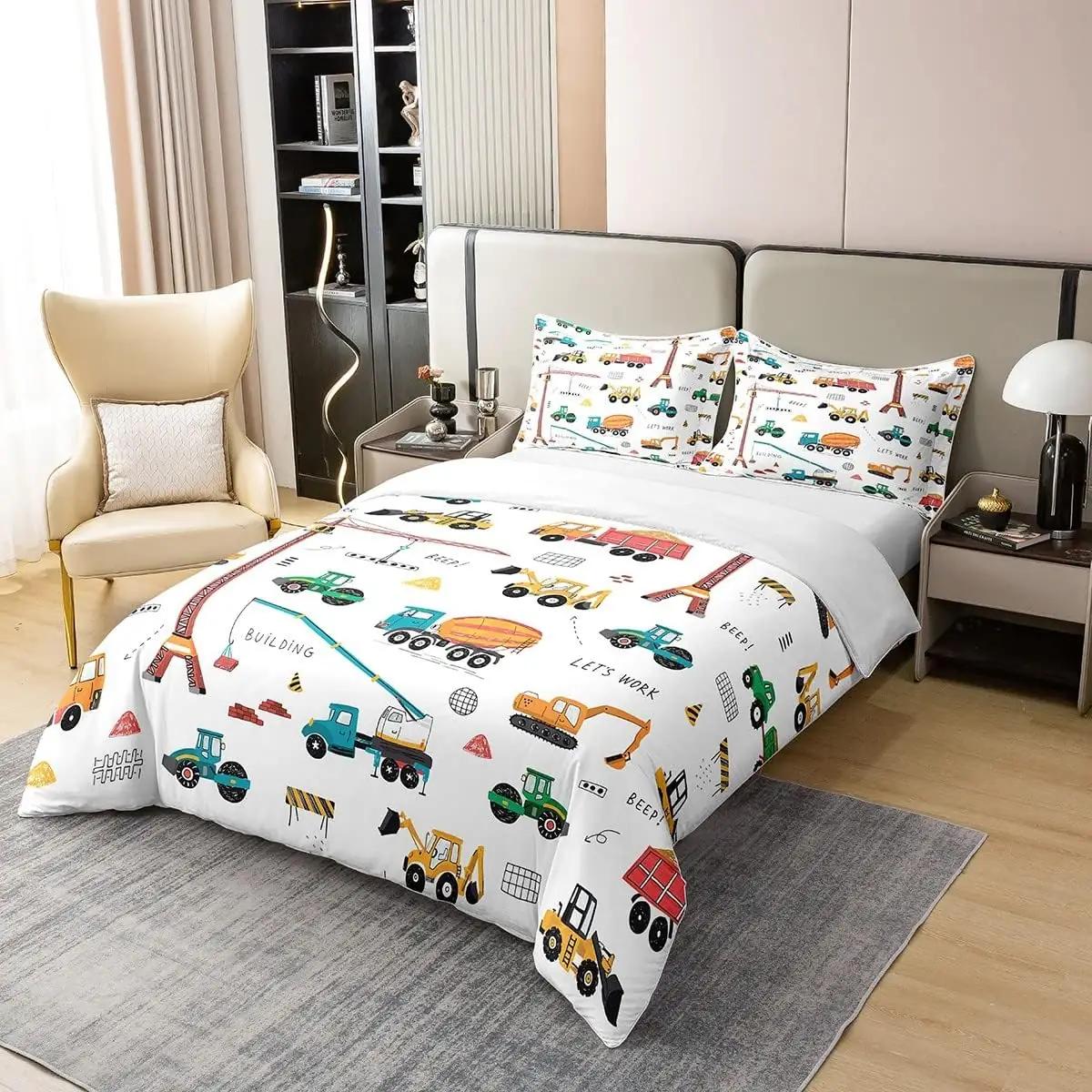 Homewish puuvillane lastevoodipesu – traktor 140×200 cm – pakend ja tarvikud