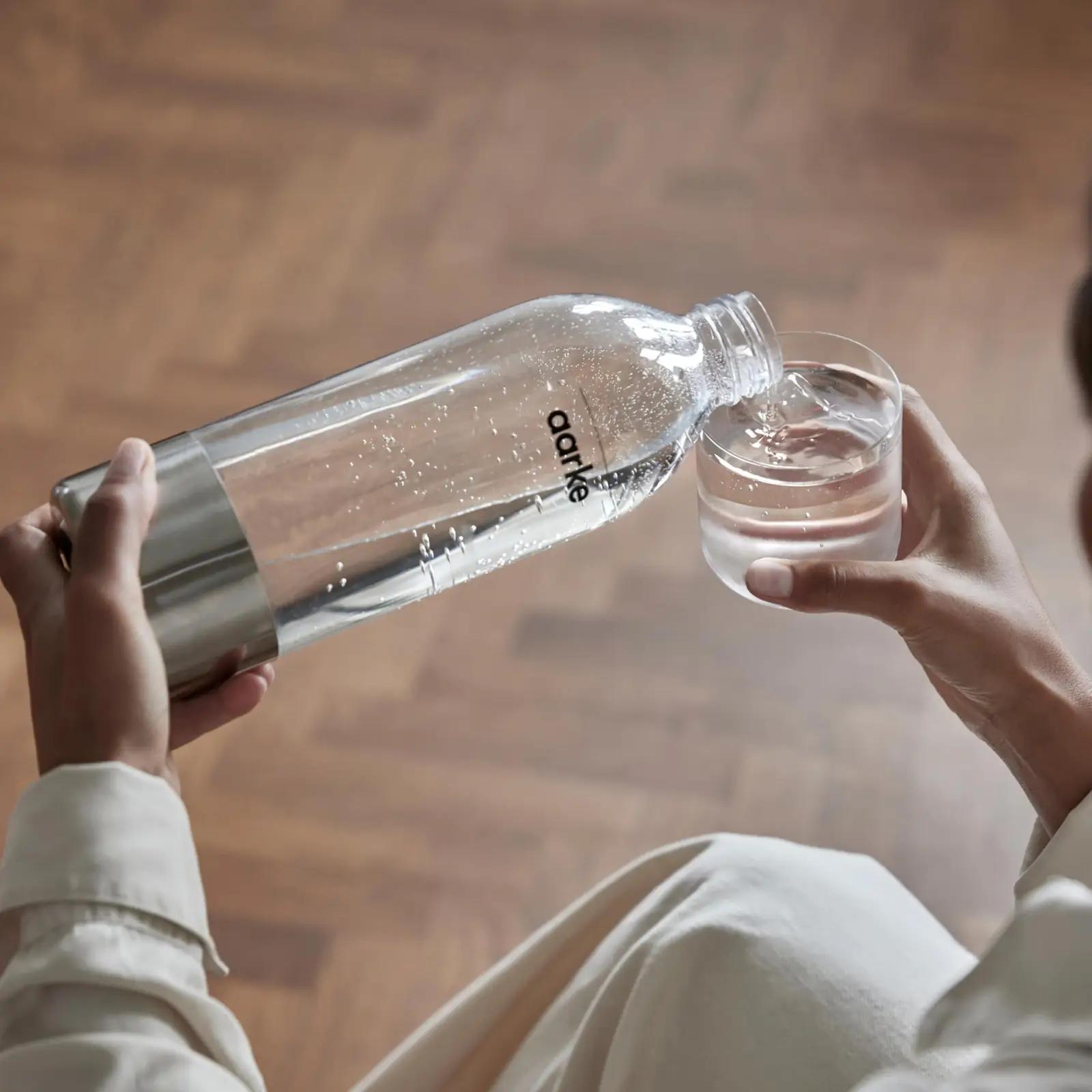aarke roostevaba detailiga PET-pudelid 2‑pak, 800 ml – pakend ja tarvikud