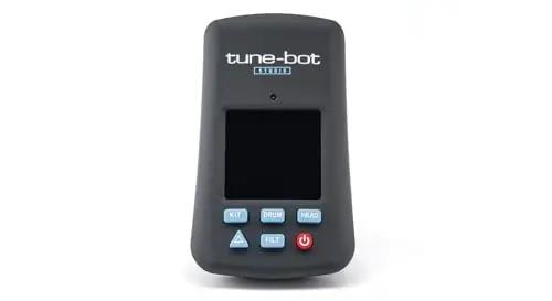 tune-bot drum tuner — täpne trummide häälestaja praktilise kotiga – detailne vaade