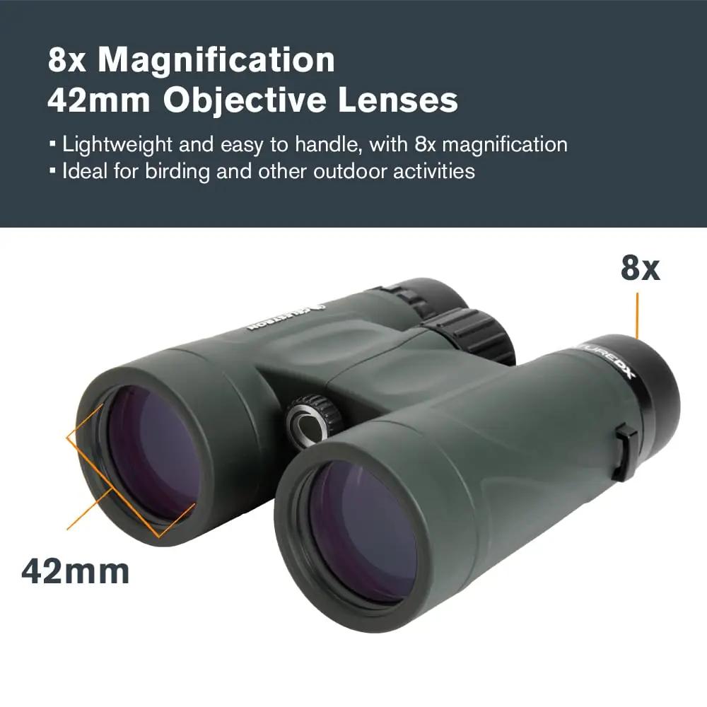 Celestron looduslähedased 8×42 binoklid — vastupidav – detailne vaade