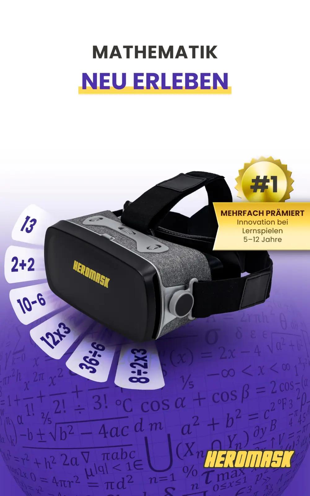 Heromask laste VR-prillid matemänguga — arendav kingitus – detailne vaade