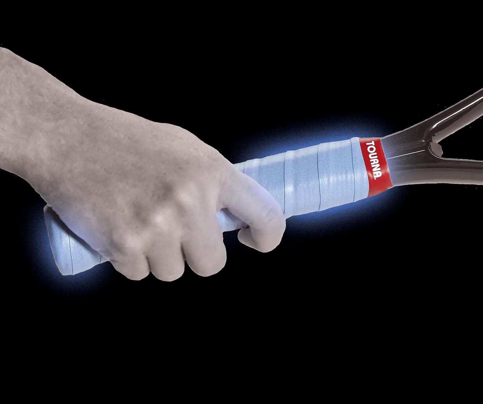 Tourna ülikerge overgrip komplekt — 30 sinist riba – pilt 6