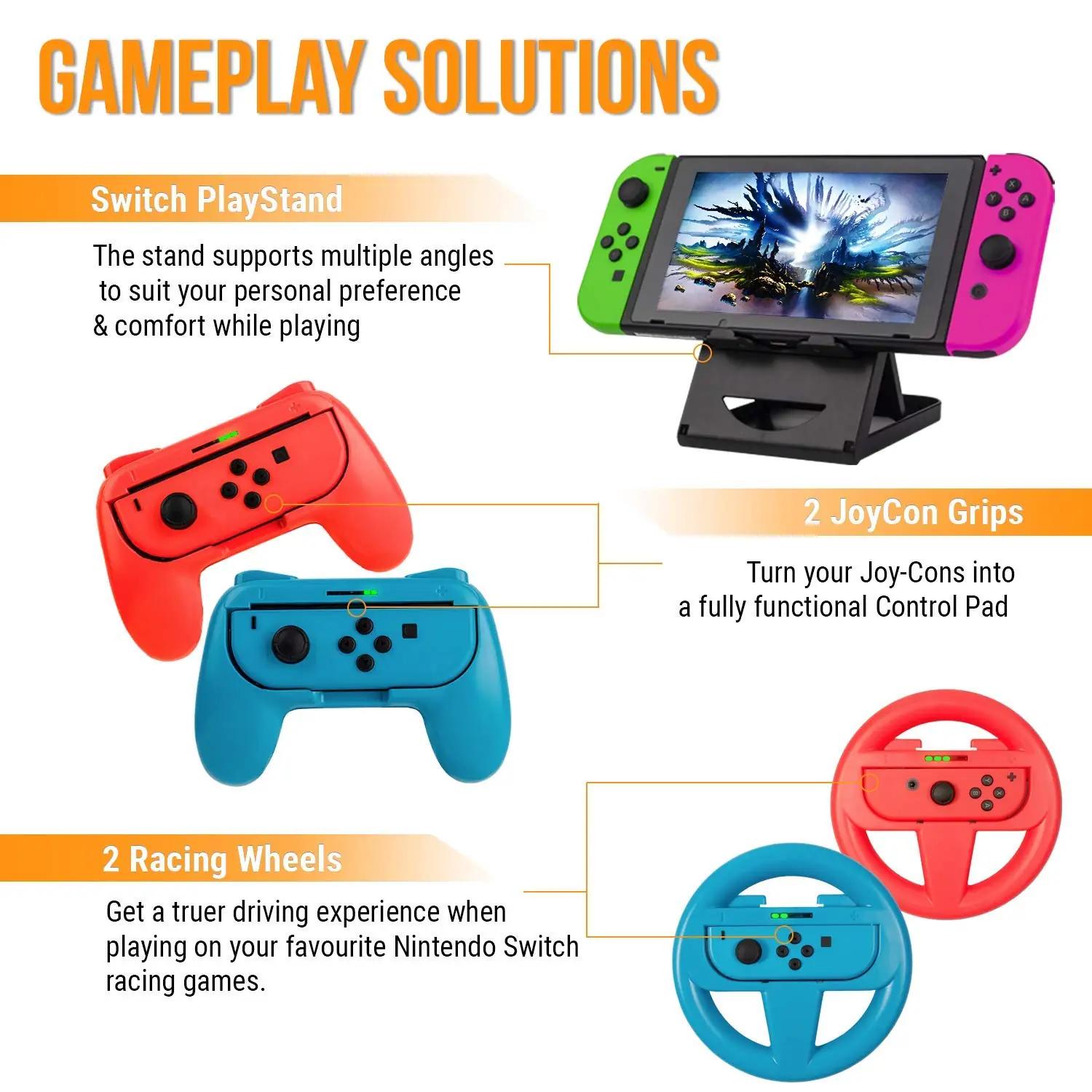 Orzly vastupidav Nintendo Switch tarvikukomplekt – pilt 7
