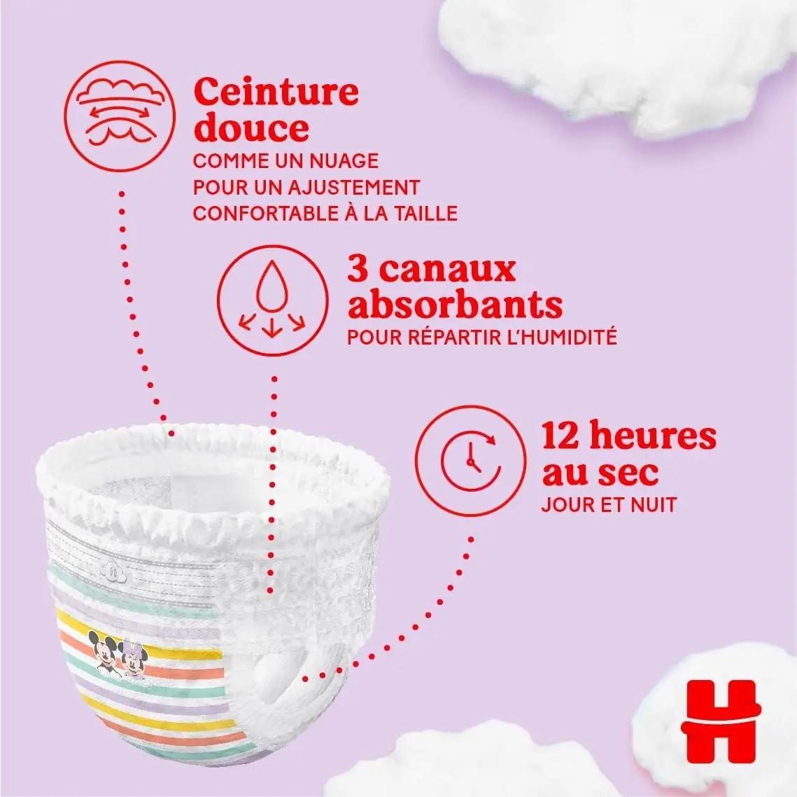 HUGGIES pehmed puuvillased mähkrehousid – suurus 3, 88 tk – pakend ja tarvikud