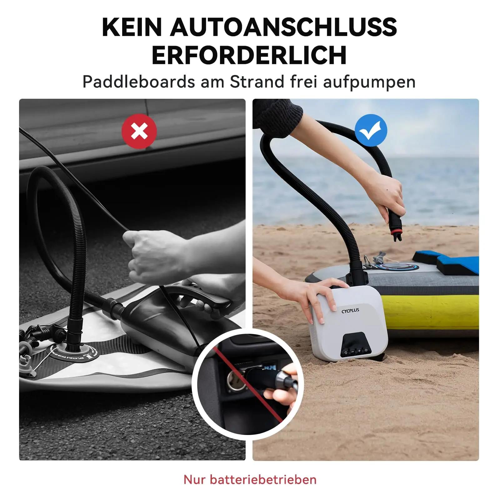 CYCPLUS nutikas SUP-luftpump – kiire 20 PSI täitmine – pilt 6