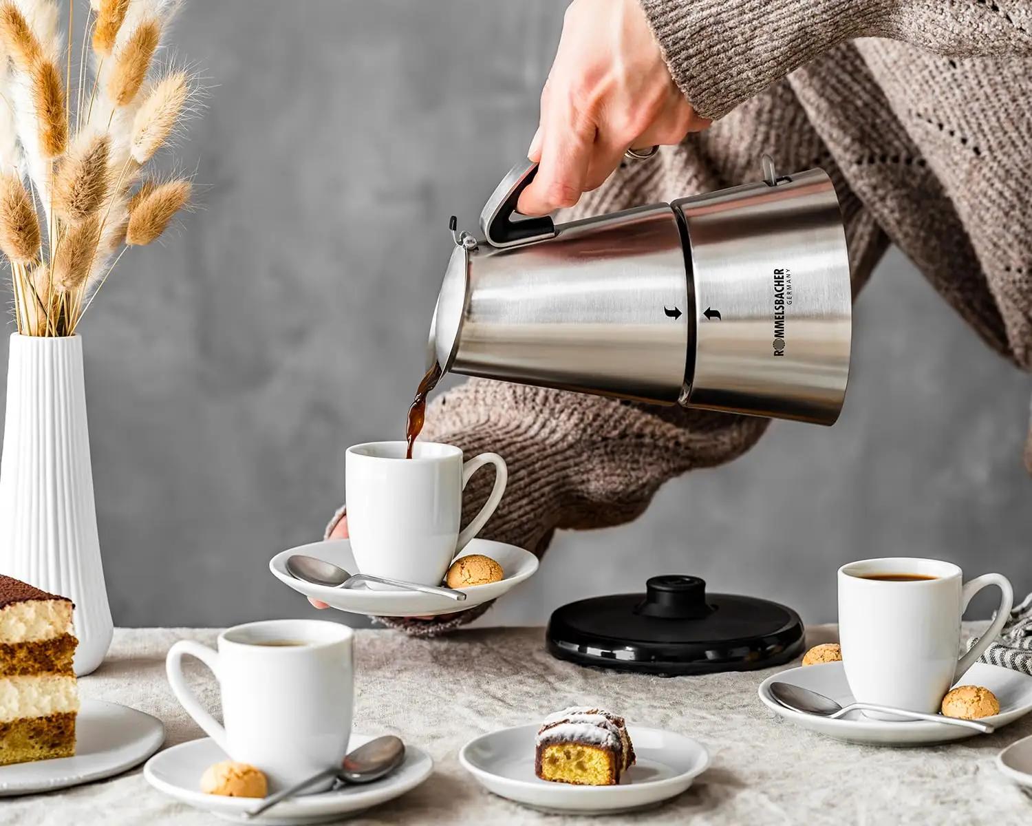 Rommelsbacher roostevaba espressokeetja – käepärane reisiks – detailne vaade