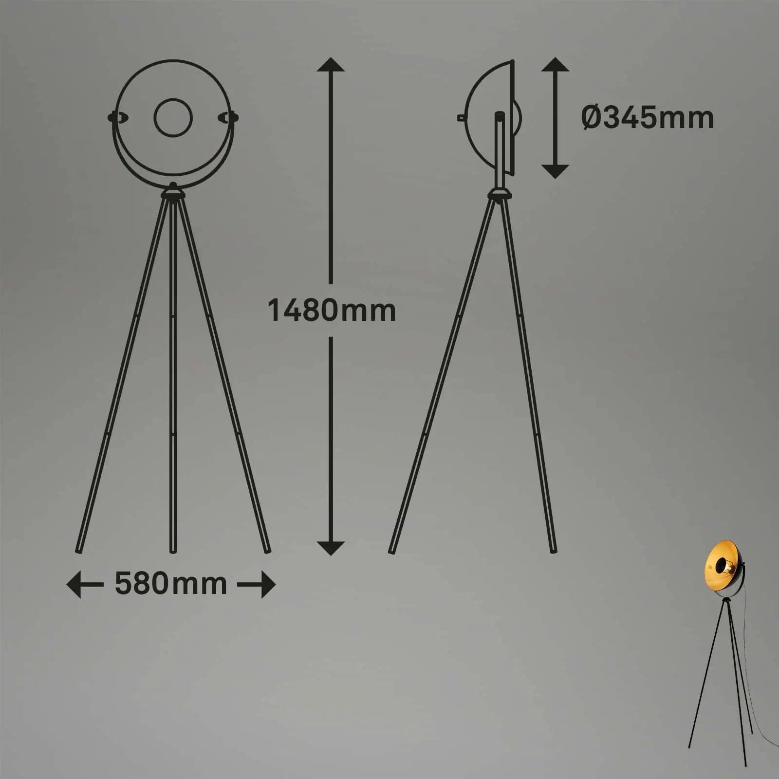 BRILONER retro metall-lugemislamp — stiilne ja kompaktne – pilt 6