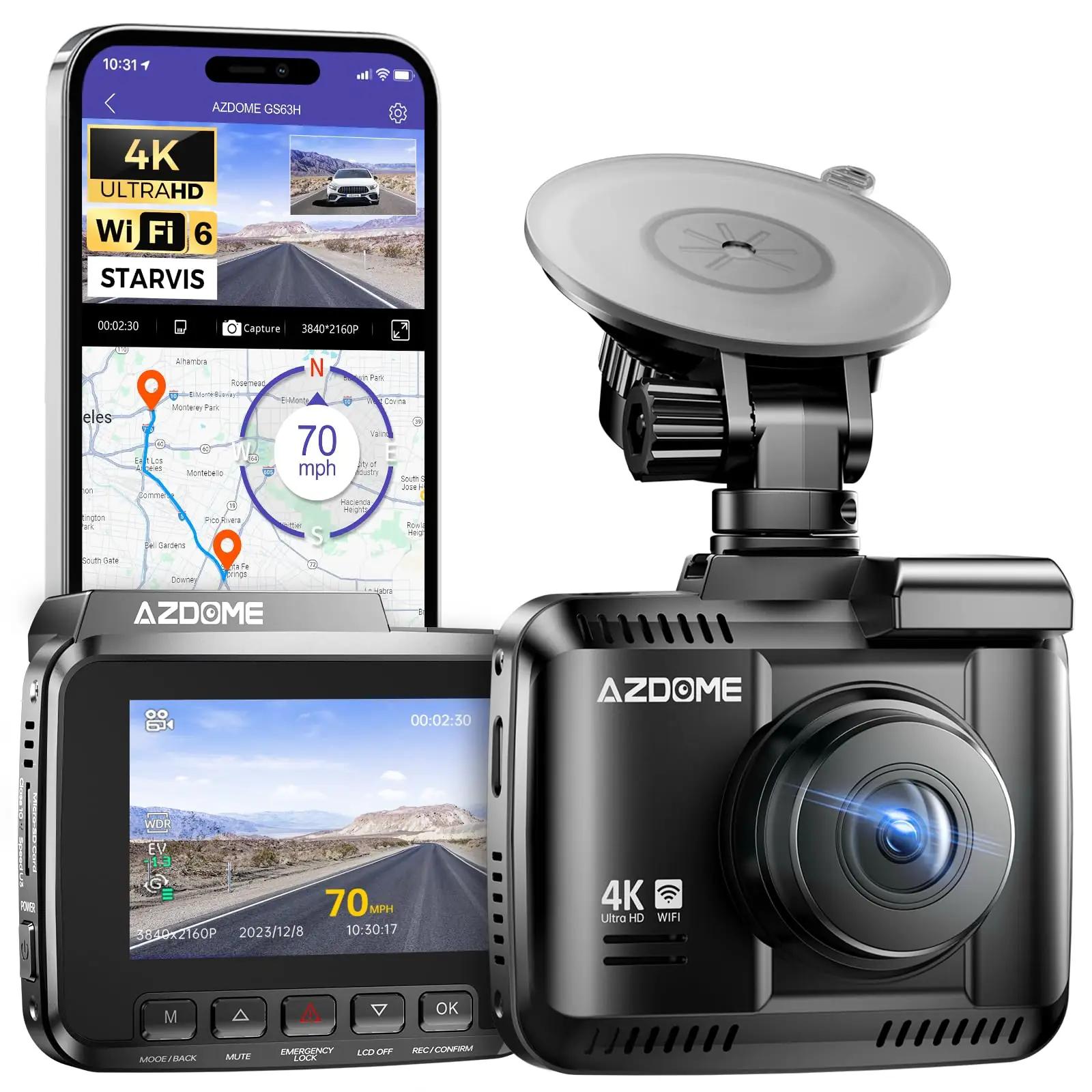 Azdome 4K auto salvesti – terav öö ja GPS-jälg