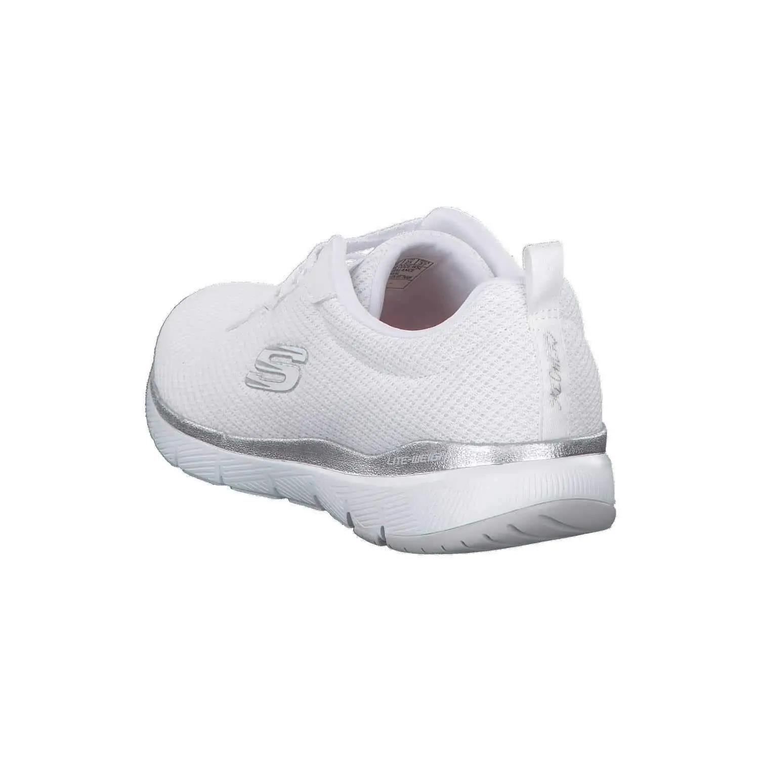 Skechers valged polüester-tennised — mugav igapäevane kingitus – kasutusnäide