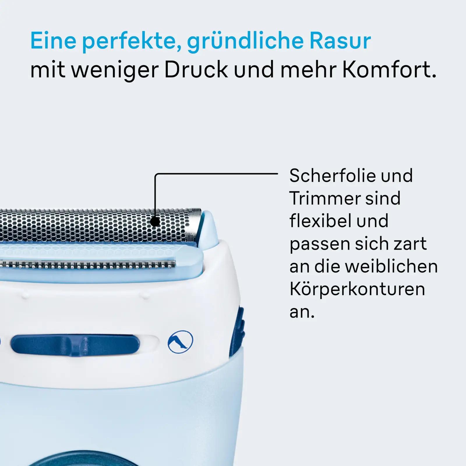 Braun Silk-épil pehme Wet&Dry naiste raseerija – lisavaade