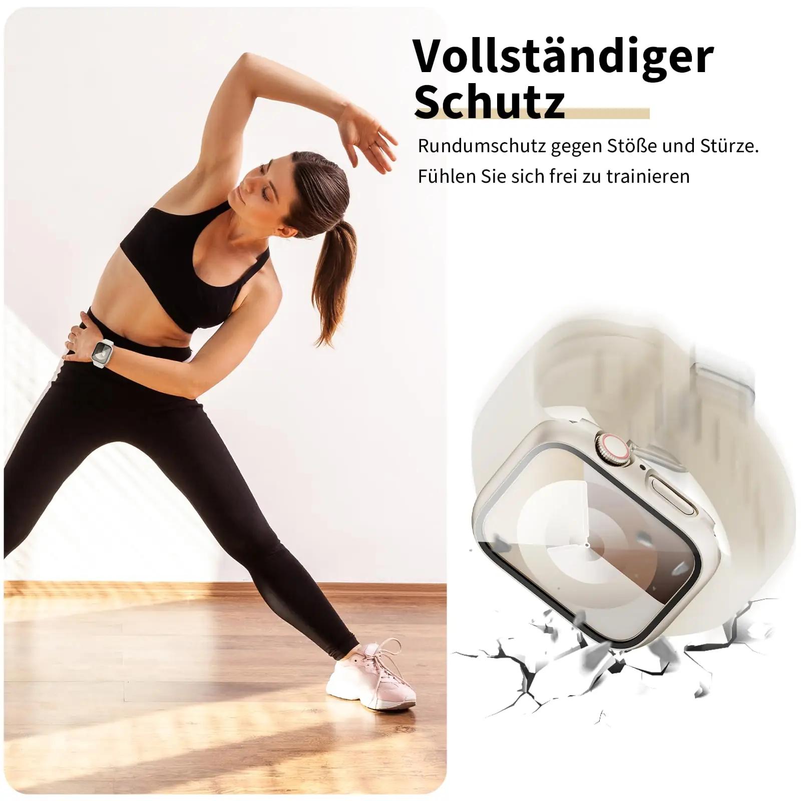 Lovmunia kaitseümbris Apple Watch 46mm – tugev PC ja klaas – pilt 6