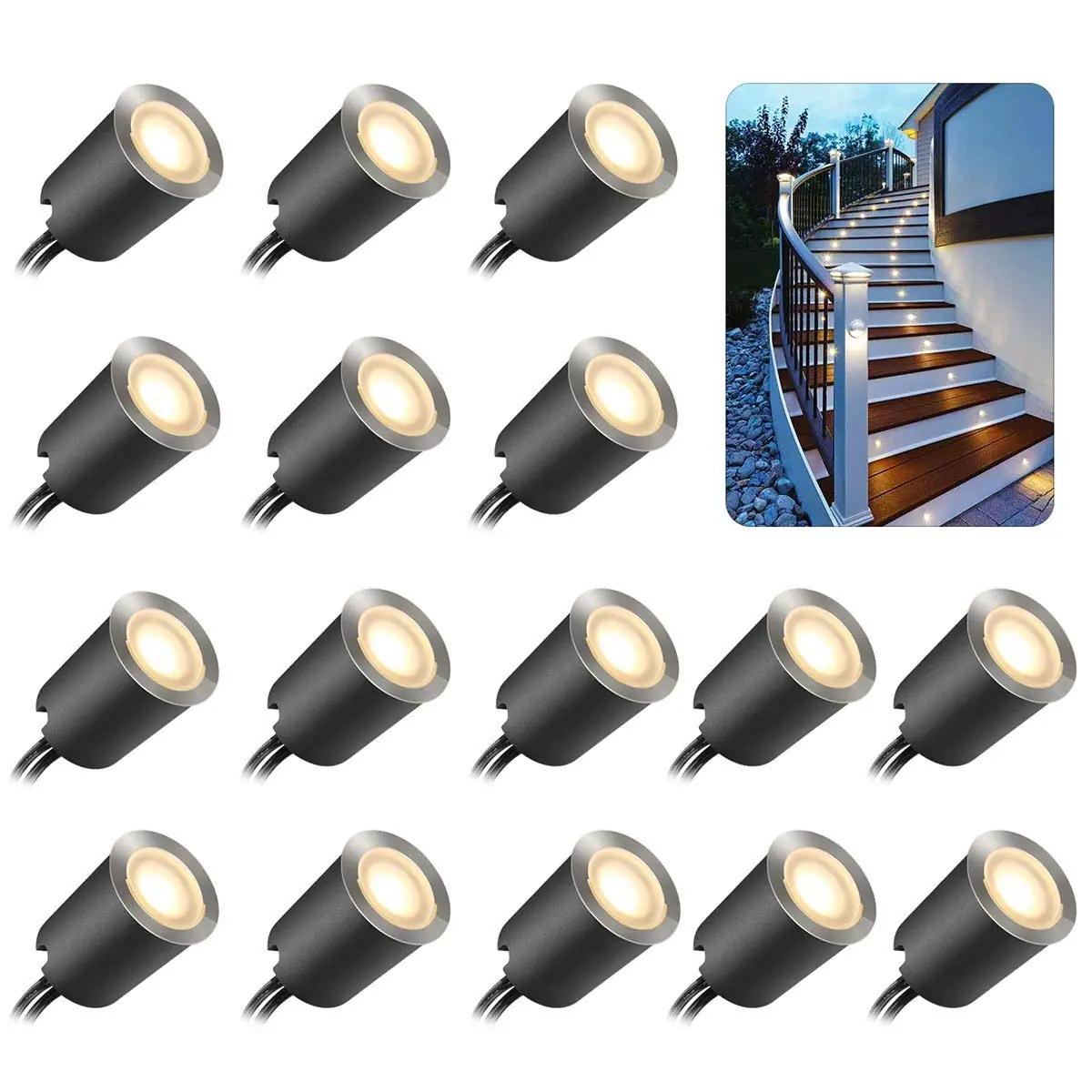 SMY Lighting veekindel LED maapistik 16-komplekt terrassile