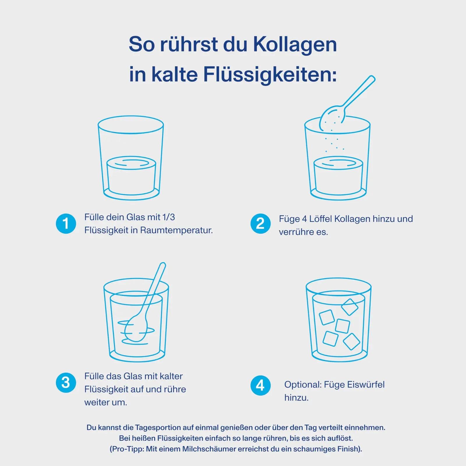 Vital Proteins puhas kollageenipulber – naha ja juuste tugi – pakend ja tarvikud