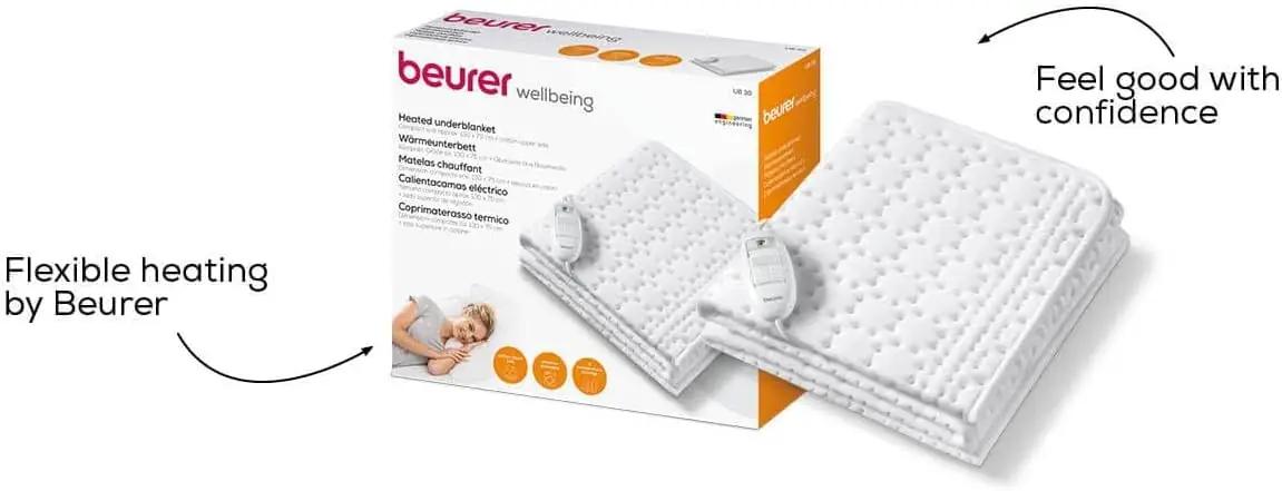 Beurer pehme puuvillane soojendusalus 75×130 cm — mugav ja – pilt 8