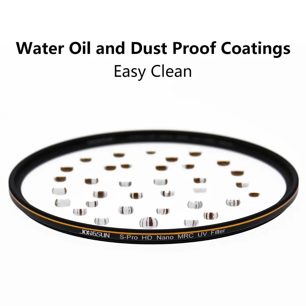 JONGSUN 95 mm UV-filter kvaliteetsest optilisest klaasist – kasutusnäide