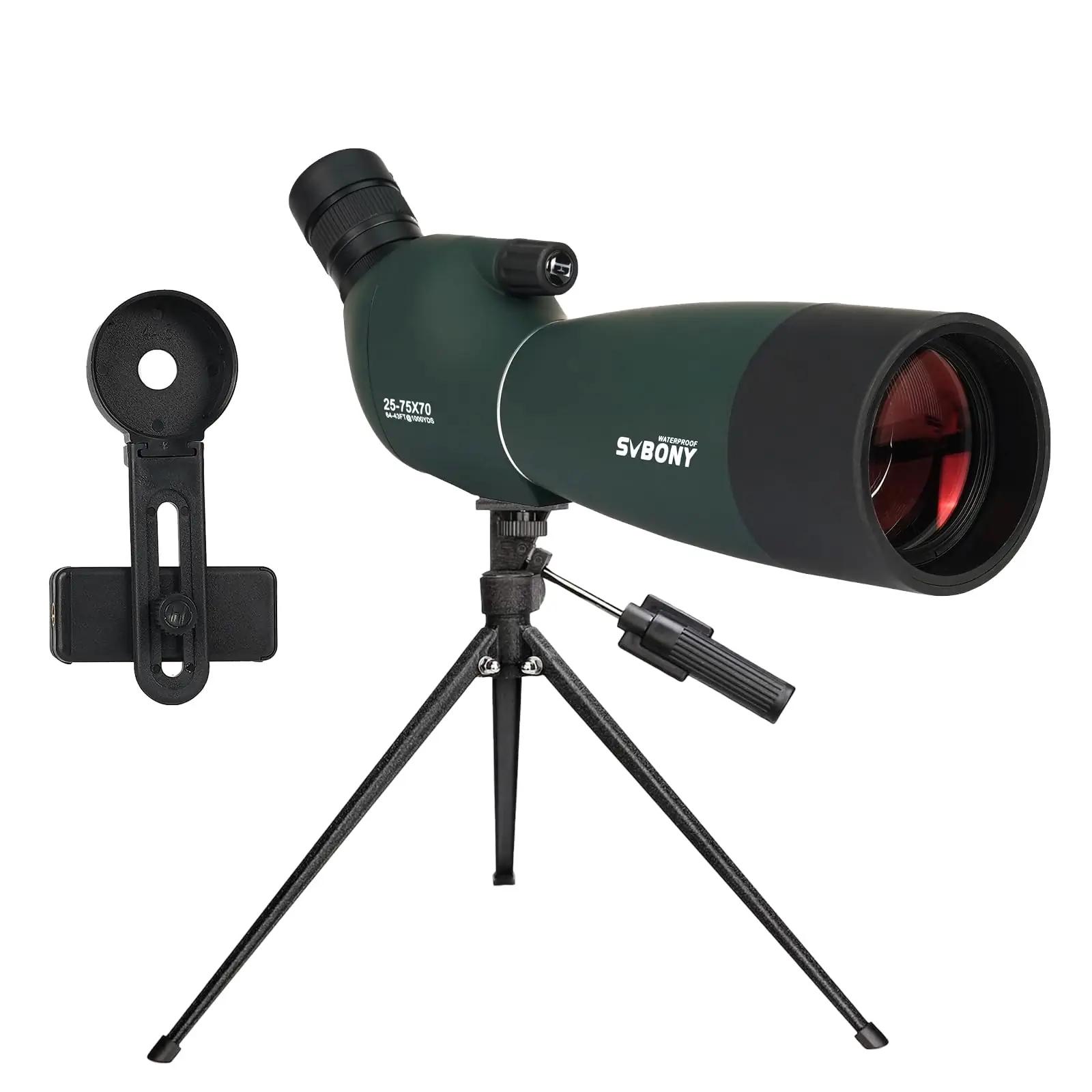 SVBONY vastupidav metall-spektiv 25–75×70 — panoramvaade