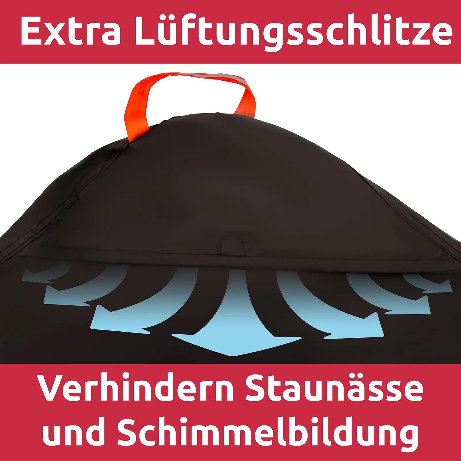 BUSHBOCK Premium Cover tugev ripstop kattega mootorrattakate XXL – kasutusnäide