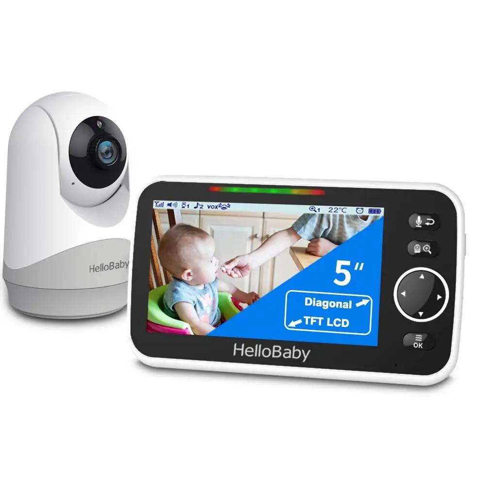 HelloBaby lapsehoidja kaamera 5″ ekraaniga