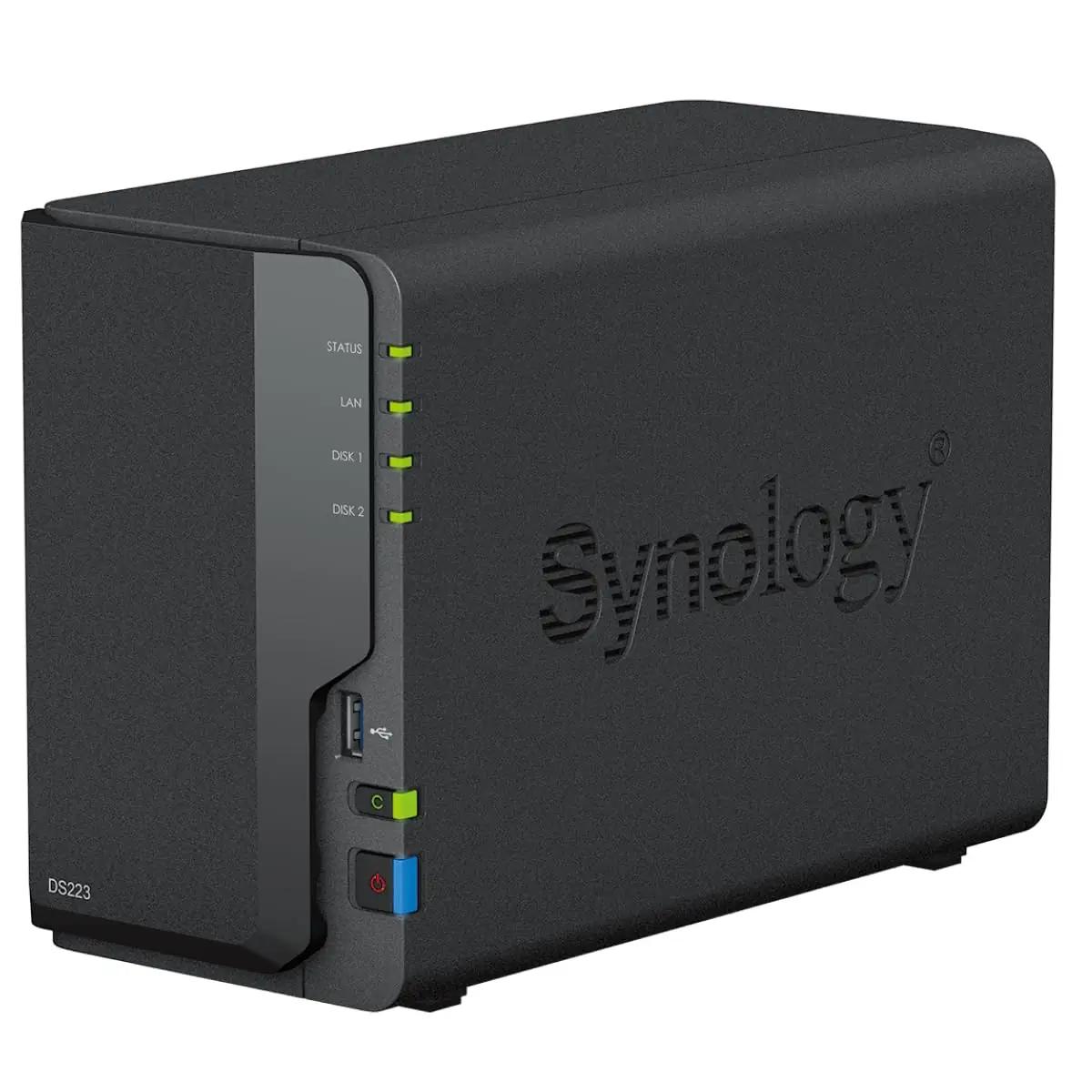 Synology metallist 2-salv NAS — turvaline kodu- ja väikekontori