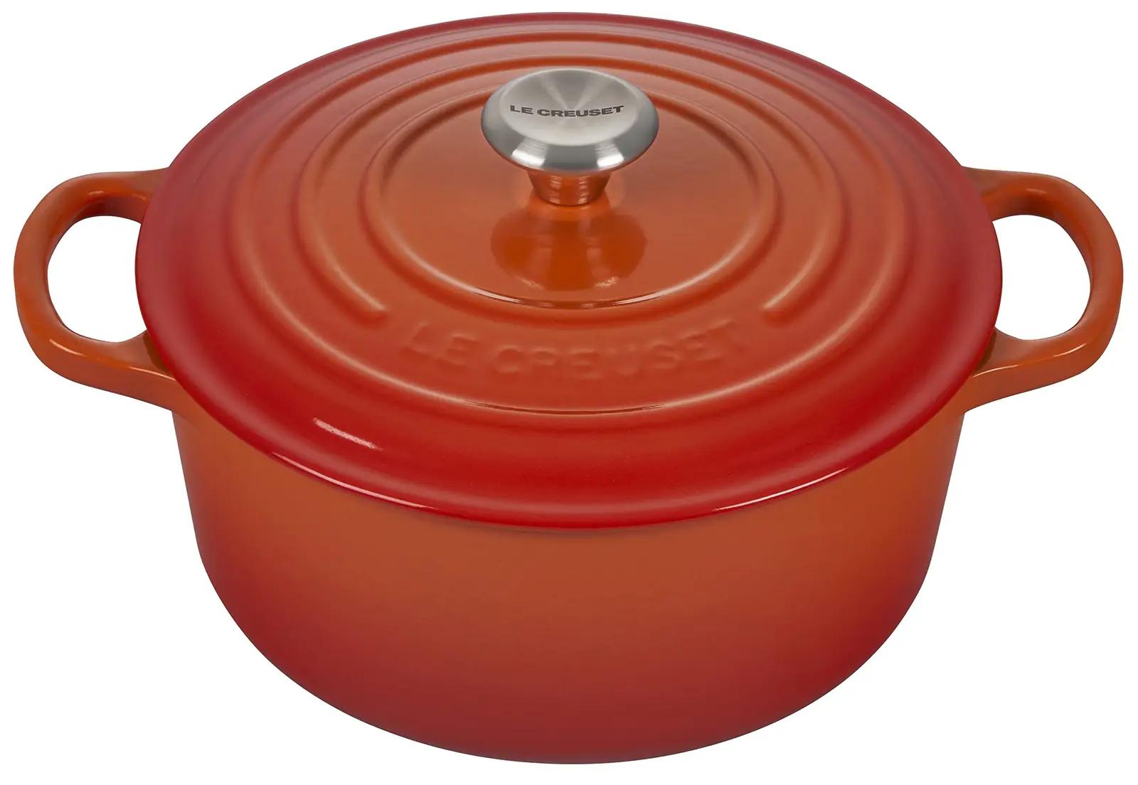 LE CREUSET malmpott koos kaanega — vastupidav ja stiilne