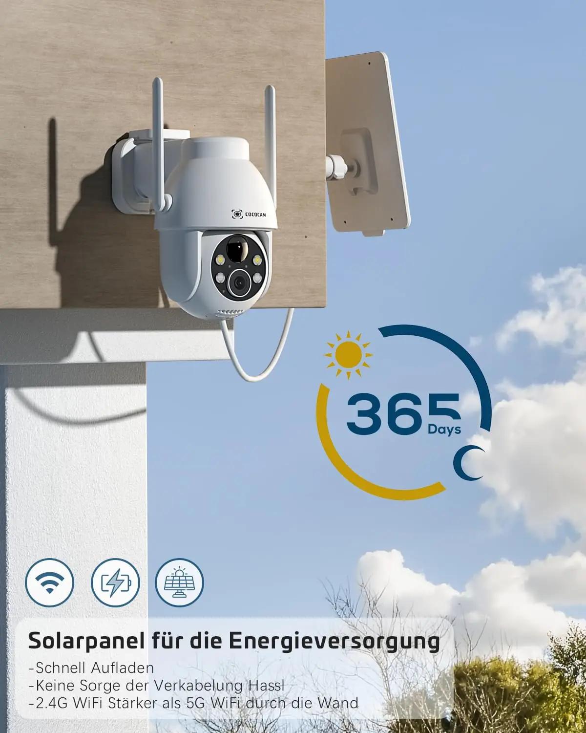 COCOCAM välikamera z2 — aku- ja päikesetoitega turvakate – kasutusnäide