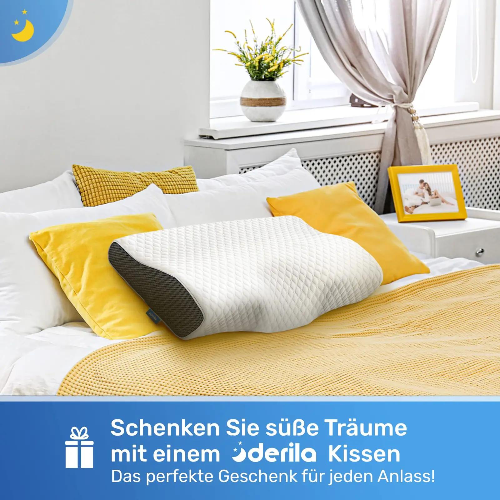 Derila mälumälu padi — ergonoomiline kingsize peapadi – lisavaade
