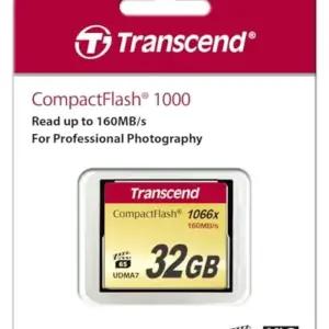 Transcend TS32GCF1000 mälukaardid – detailne lähivaade