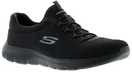 Skechers mugavad võrksussid sportlikuks igapäevaks — must 38 – pakend ja tarvikud