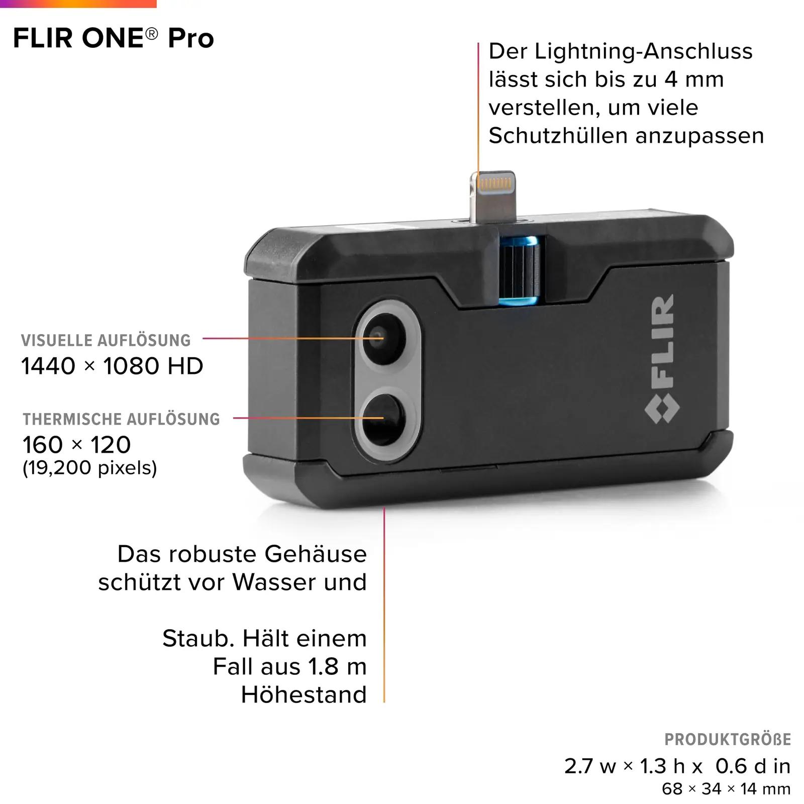 FLIR soojuspildikaamera iOS-telefonidele — professionaalne ja – pakend ja tarvikud