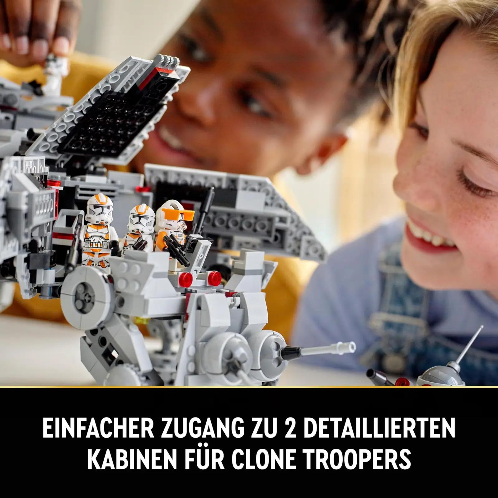 LEGO Star Wars at-TE Walker – detailne mängukomplekt kingituseks – lisavaade
