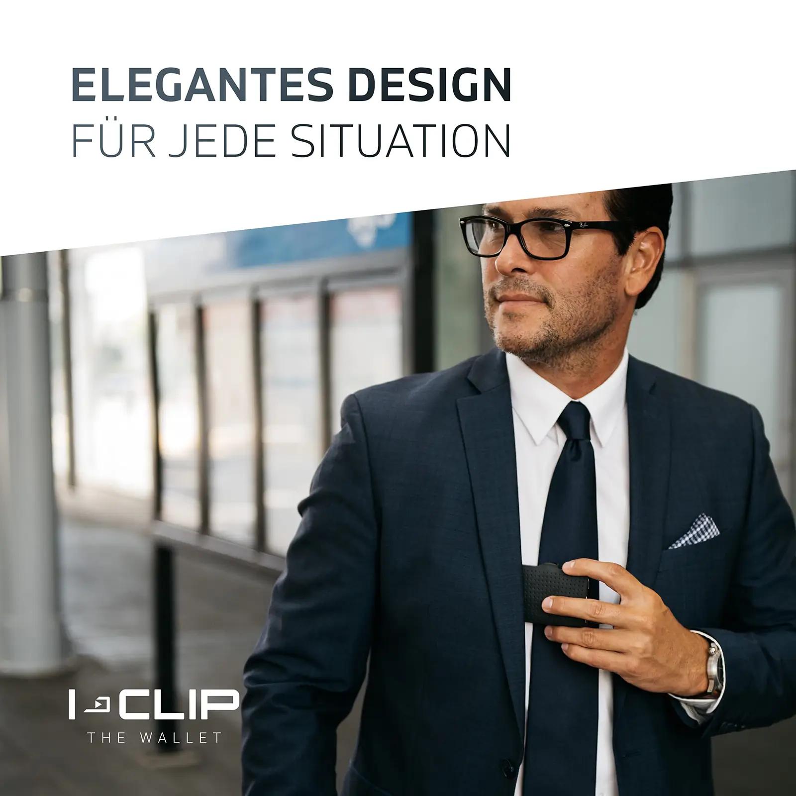 I-CLIP nahast slim-rahakott Apple AirTag taskuga — stiilne – pilt 7