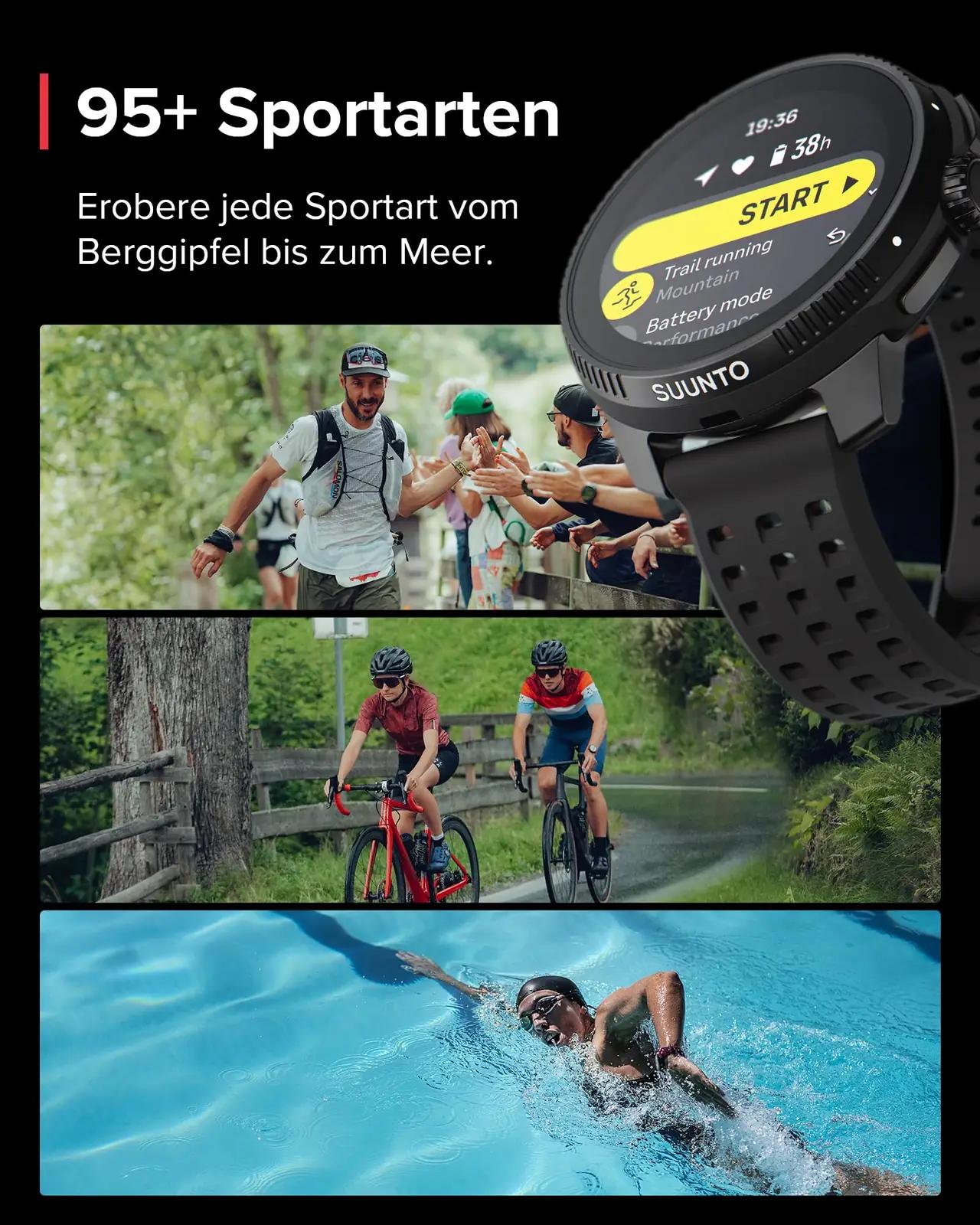 SUUNTO vastupidav sportkell — safiirklaas ja pikk aku – pilt 8