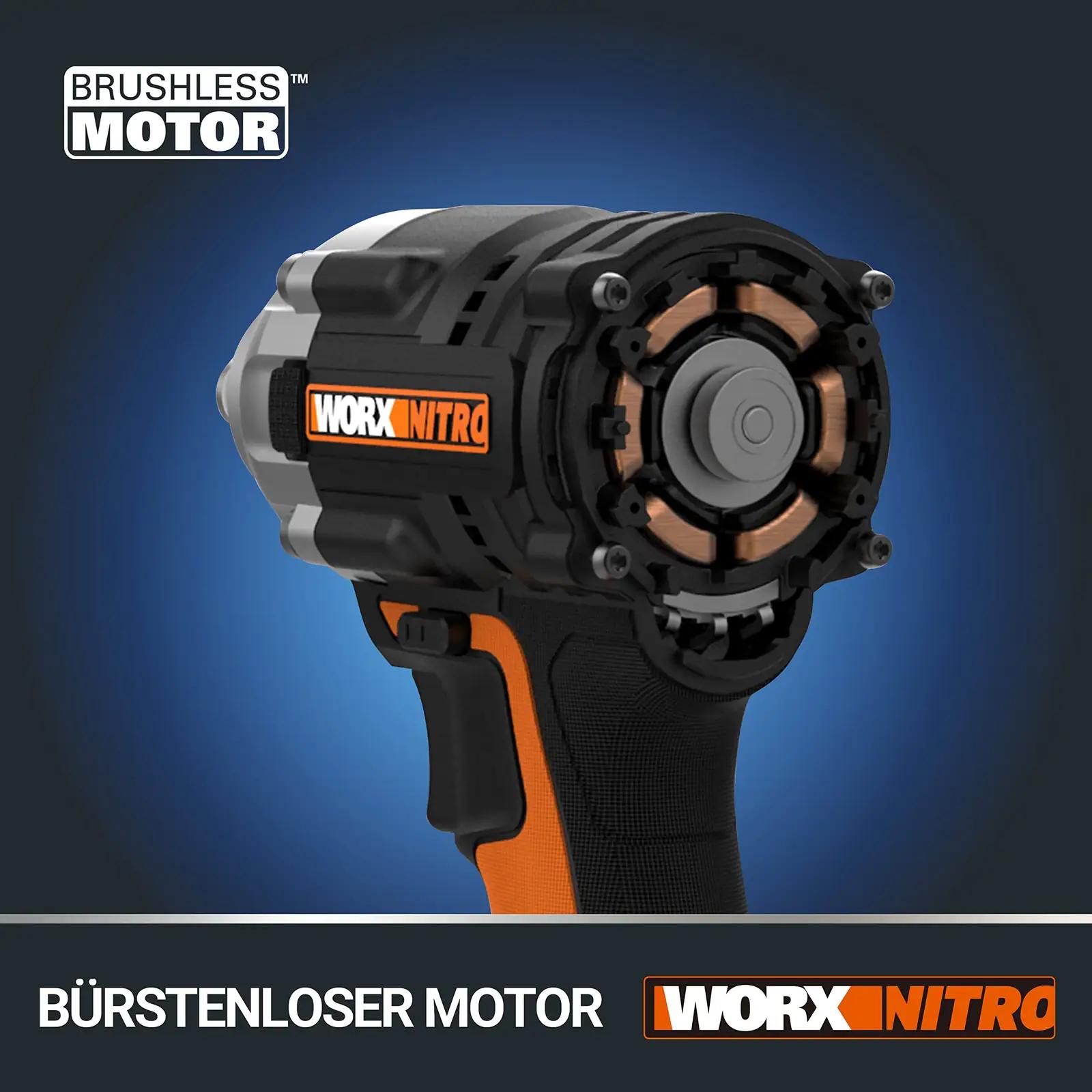 WORX Nitro löökpadrun 20V — tugev 300 Nm juhtmeta tööriist – kasutusnäide