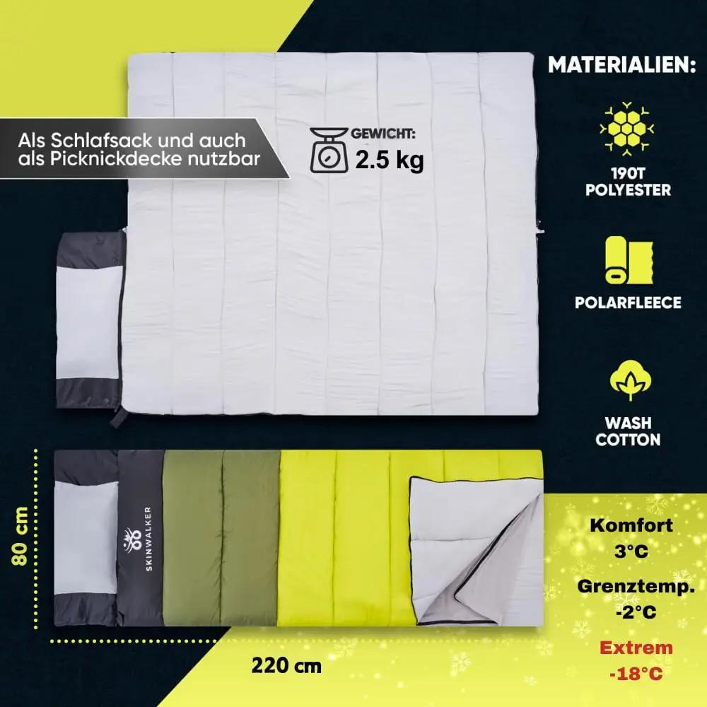 SkinWalker pehme polarfliisiga magamisott – 3–4 aastaaega – lisavaade