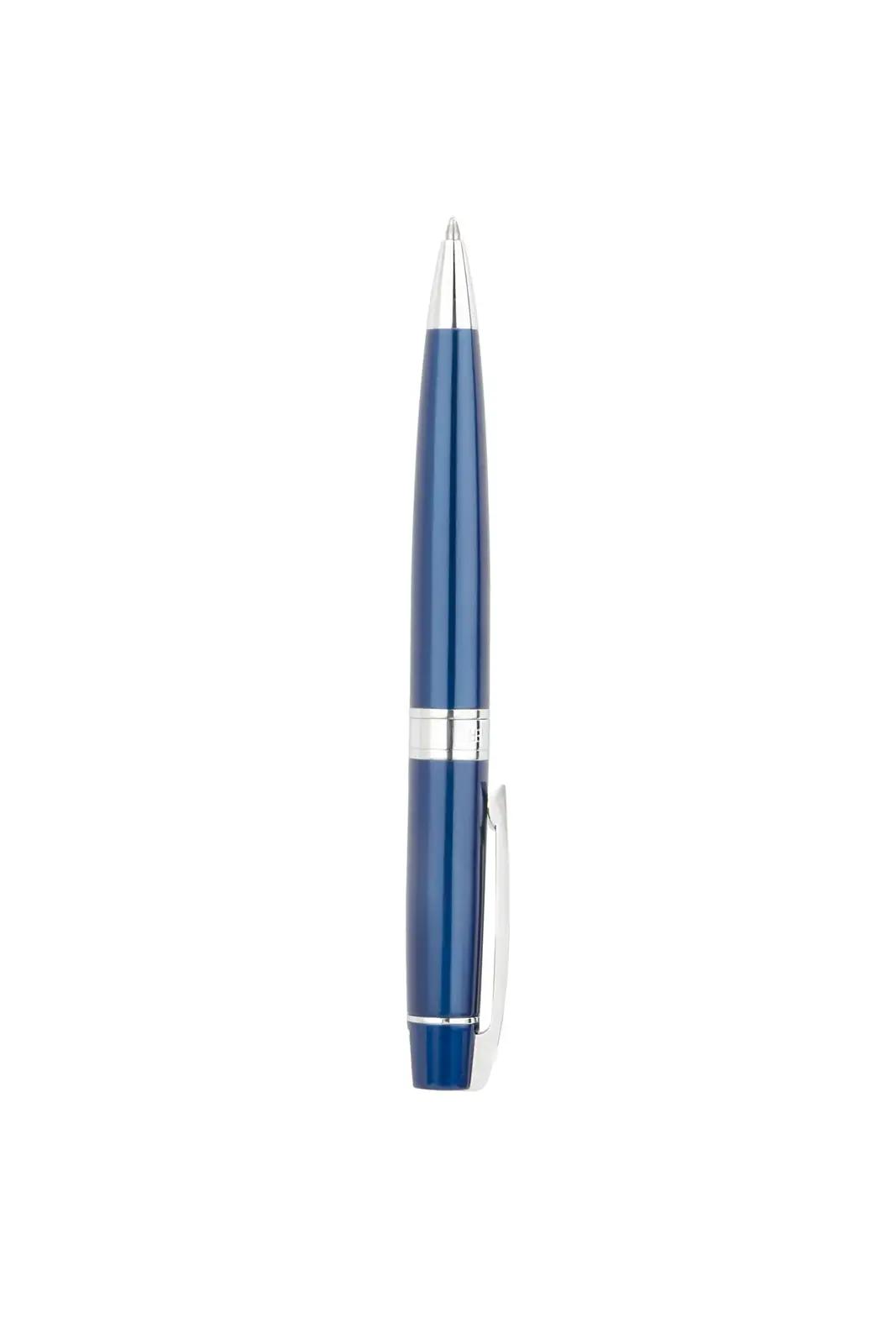 Sheaffer elegantne metallist pastakas – läikiv sinine läige – pakend ja tarvikud