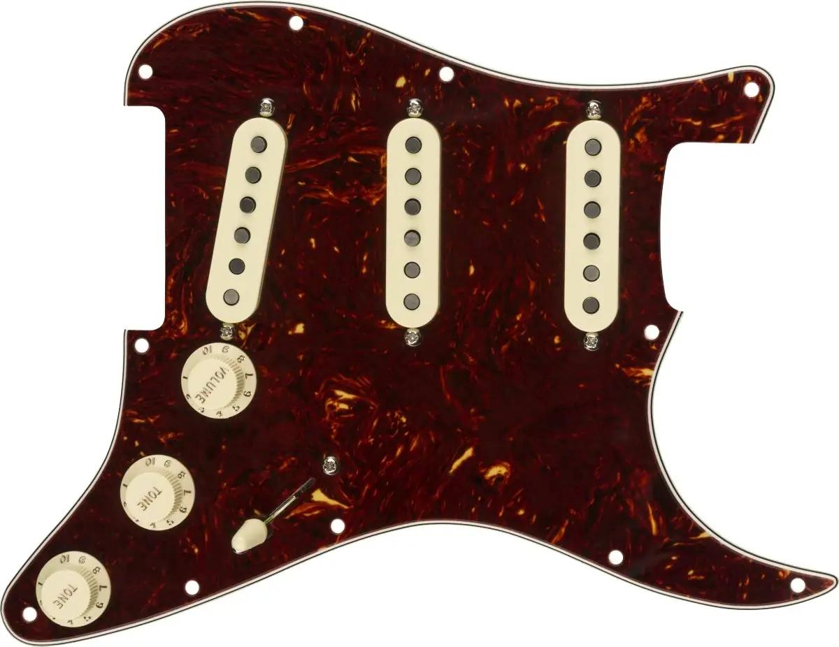 Fender vali puidust Strat pickguard – Tex-Mex stiilne kaitse