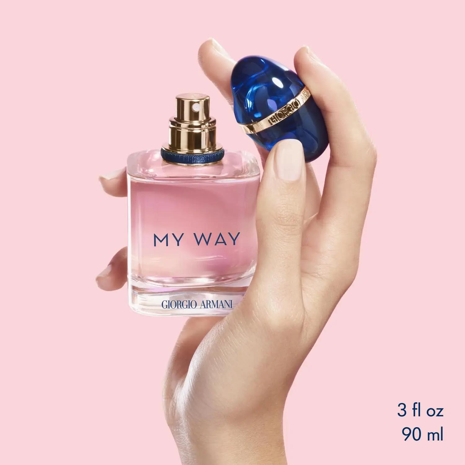 Armani Beauty romantiline roosa parfüüm — My Way 50 ml – kasutusnäide