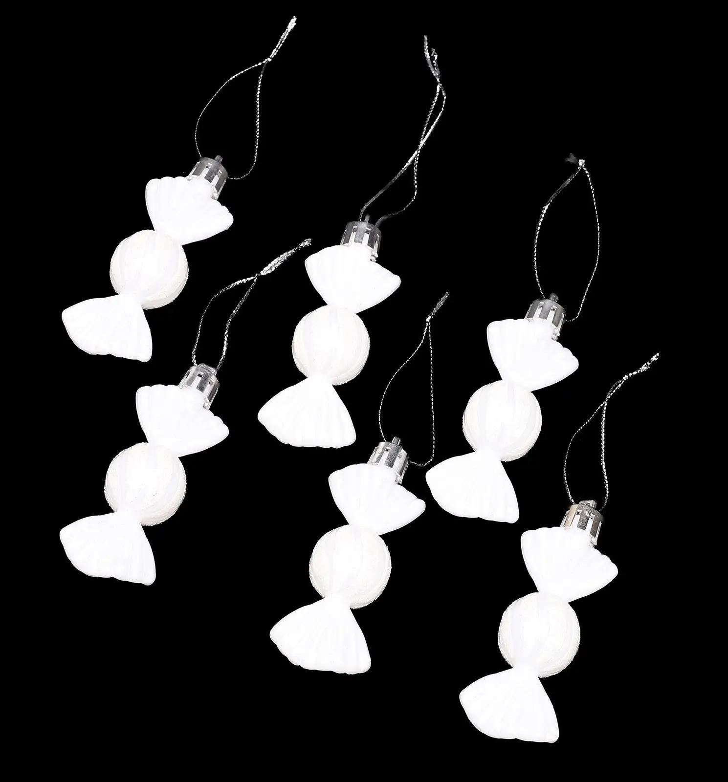Christmas Concepts valged mini-kuulid 6–8 cm – pilt 6