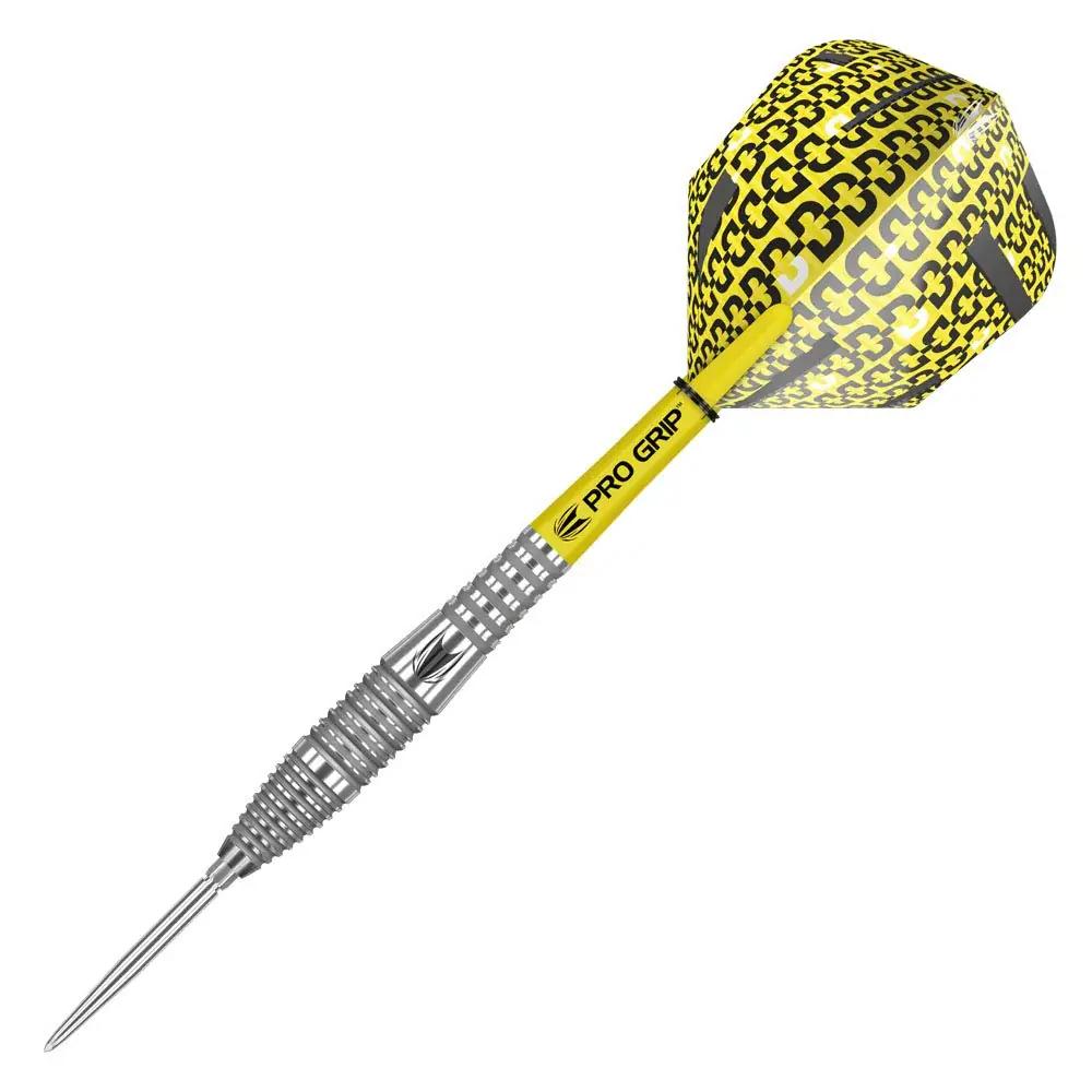 Target Darts 90% volframist steeldarts — vastupidav 24 g komplekt – kasutusnäide