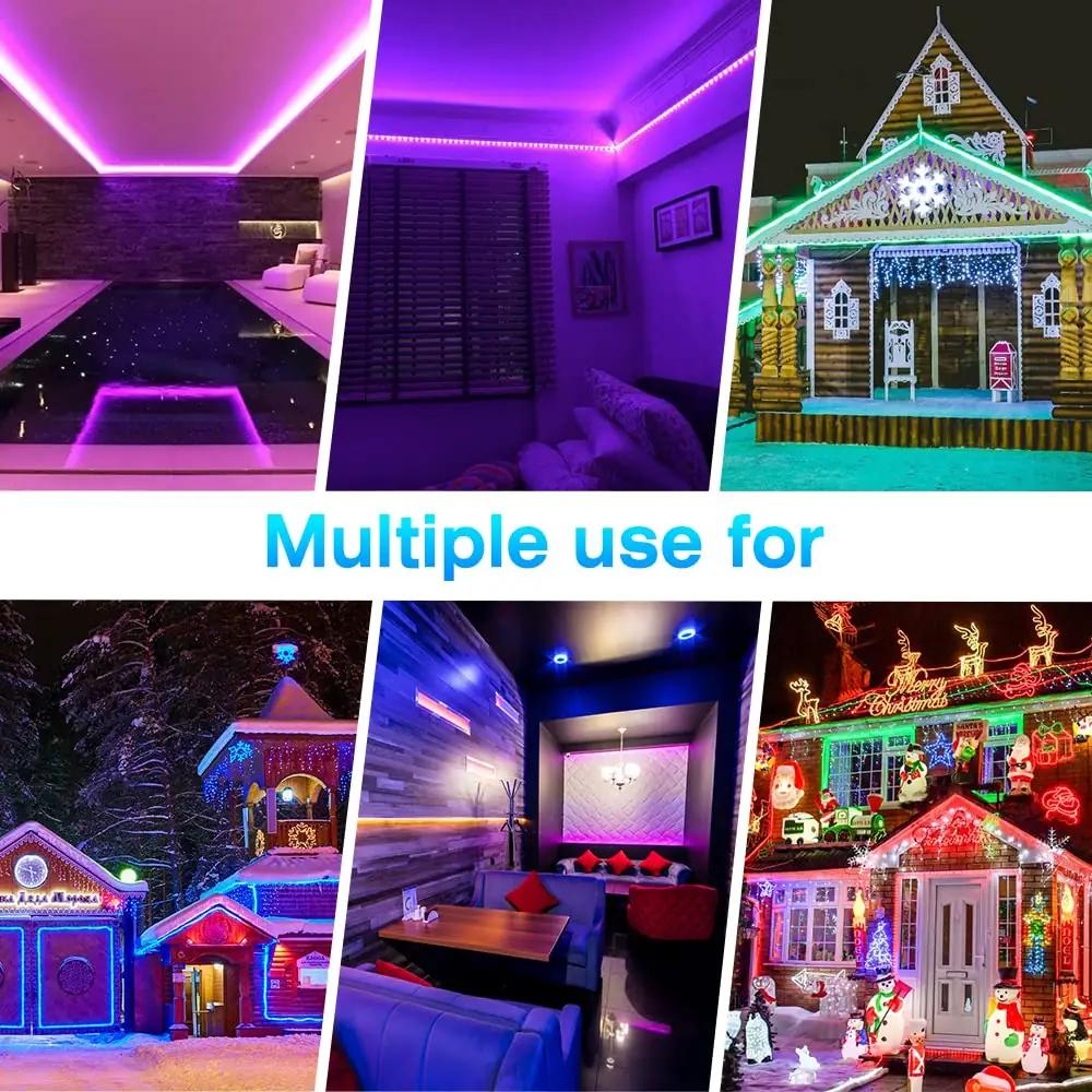 GreenSun RGB 30 m LED riba — veekindel dekoratsioon kingituseks – pilt 6