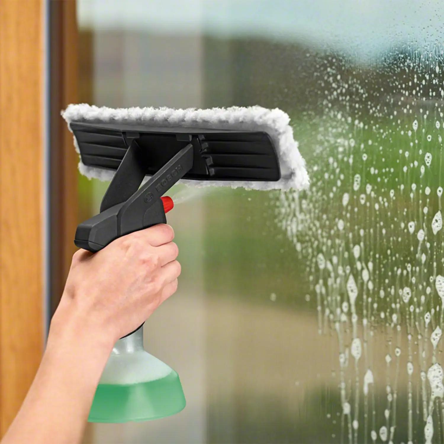 Bosch akuga klaasipuhasti GlassVAC – mugav kodune lahendus – pakend ja tarvikud