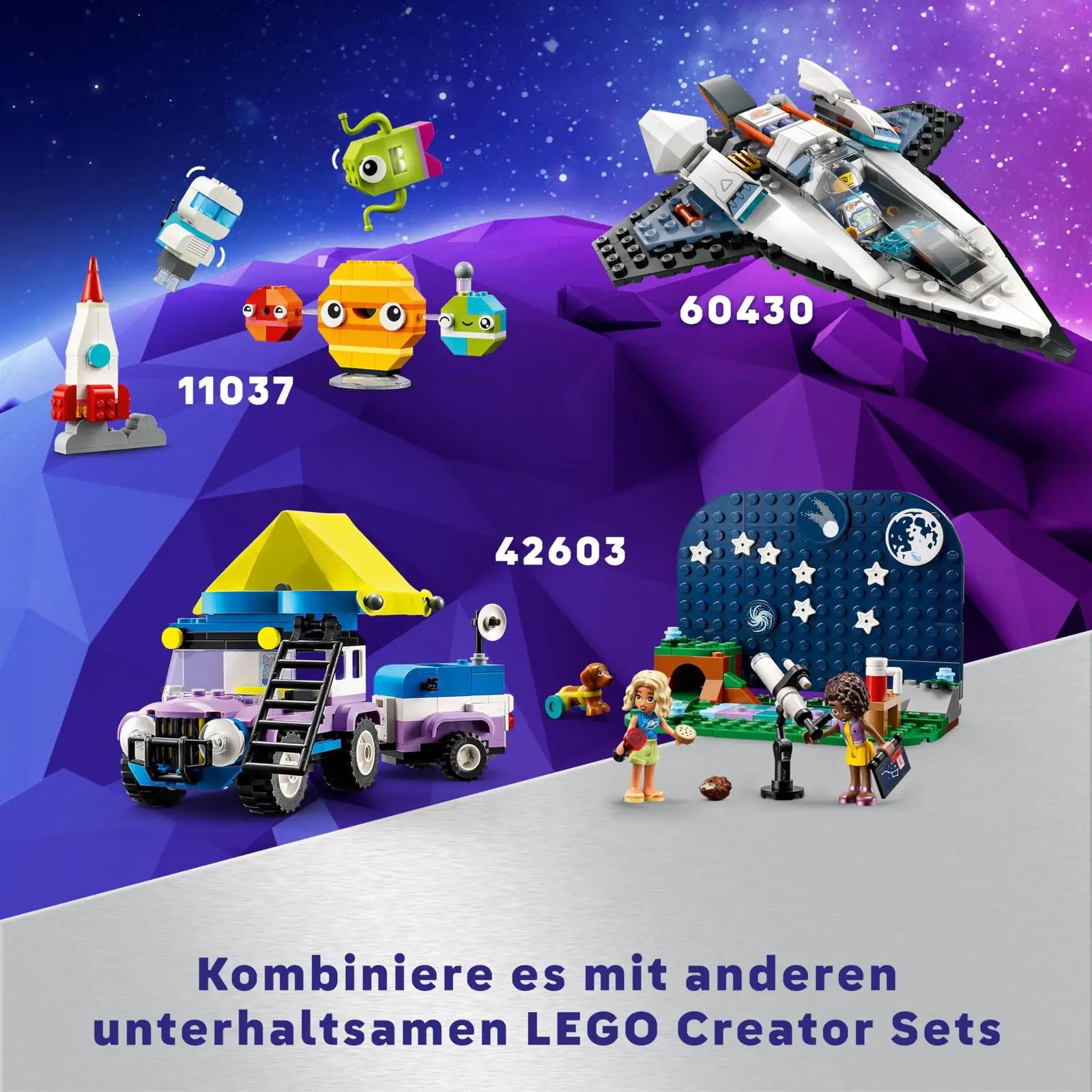 LEGO loovkomplekt 3in1 astronaut ja kosmosekoer – pilt 7