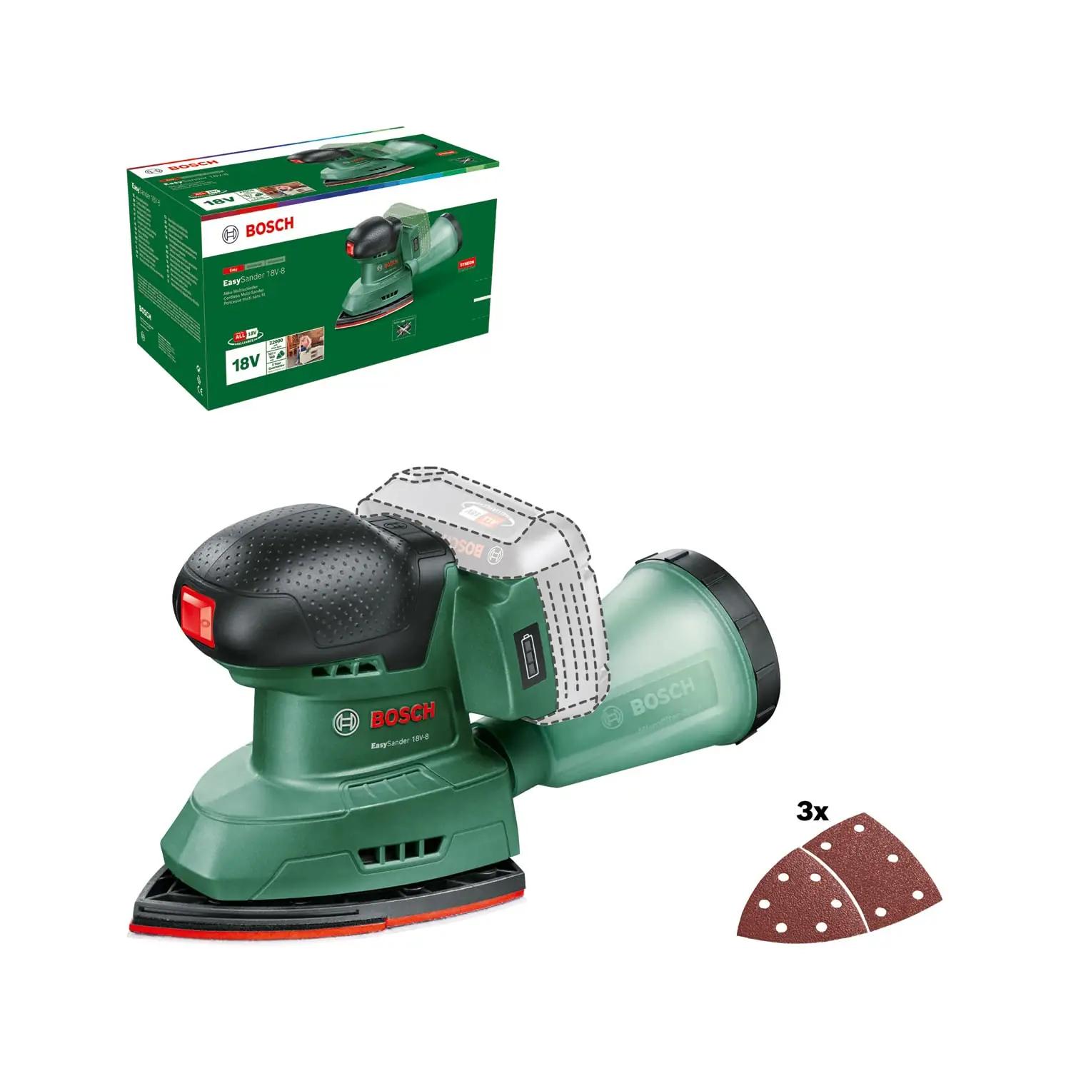 Bosch Easysander 18V — kerge käsitselihvija puidutööks