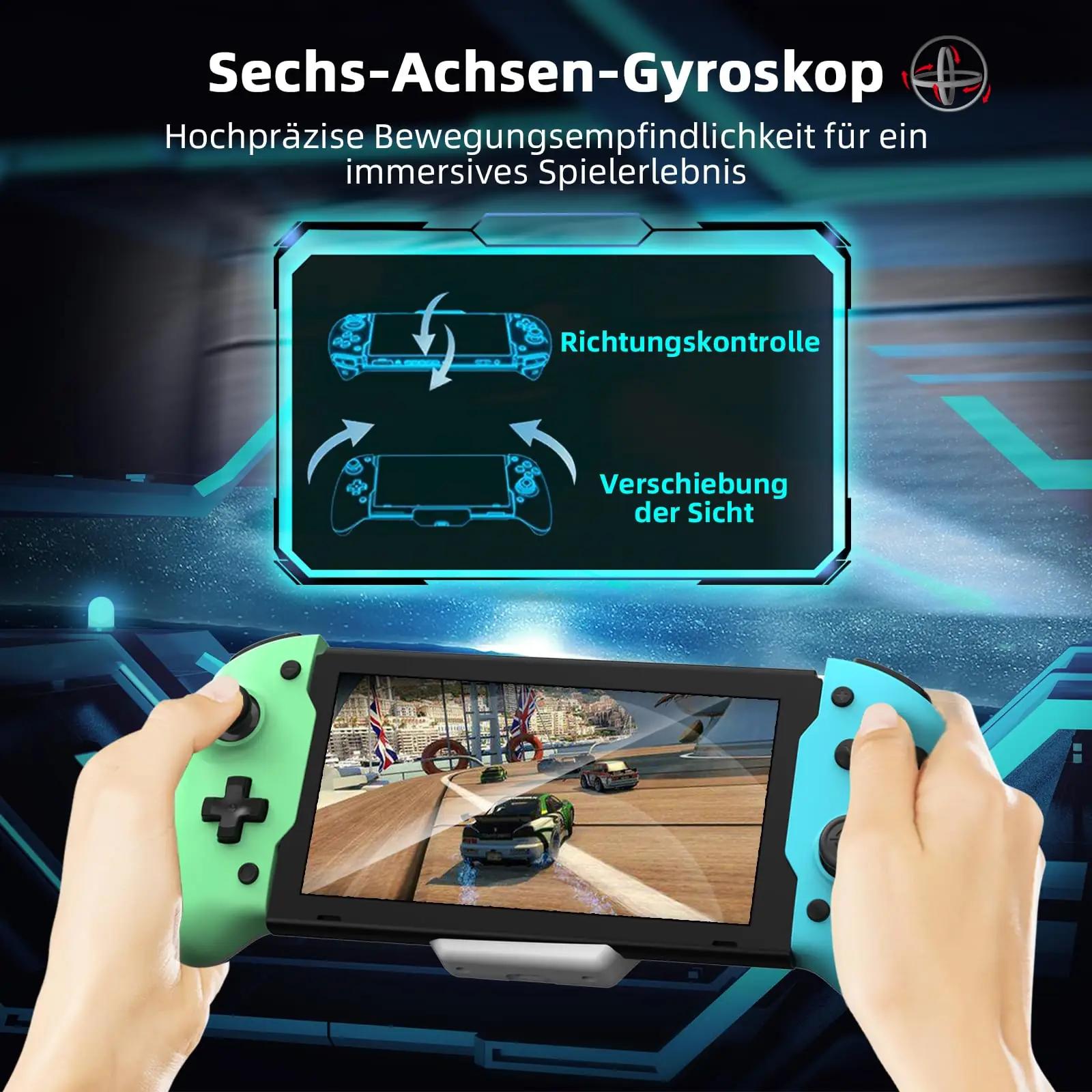 NexiGo ergonoomiline Switch-kontroller – käepärane mängukäepide – detailne vaade