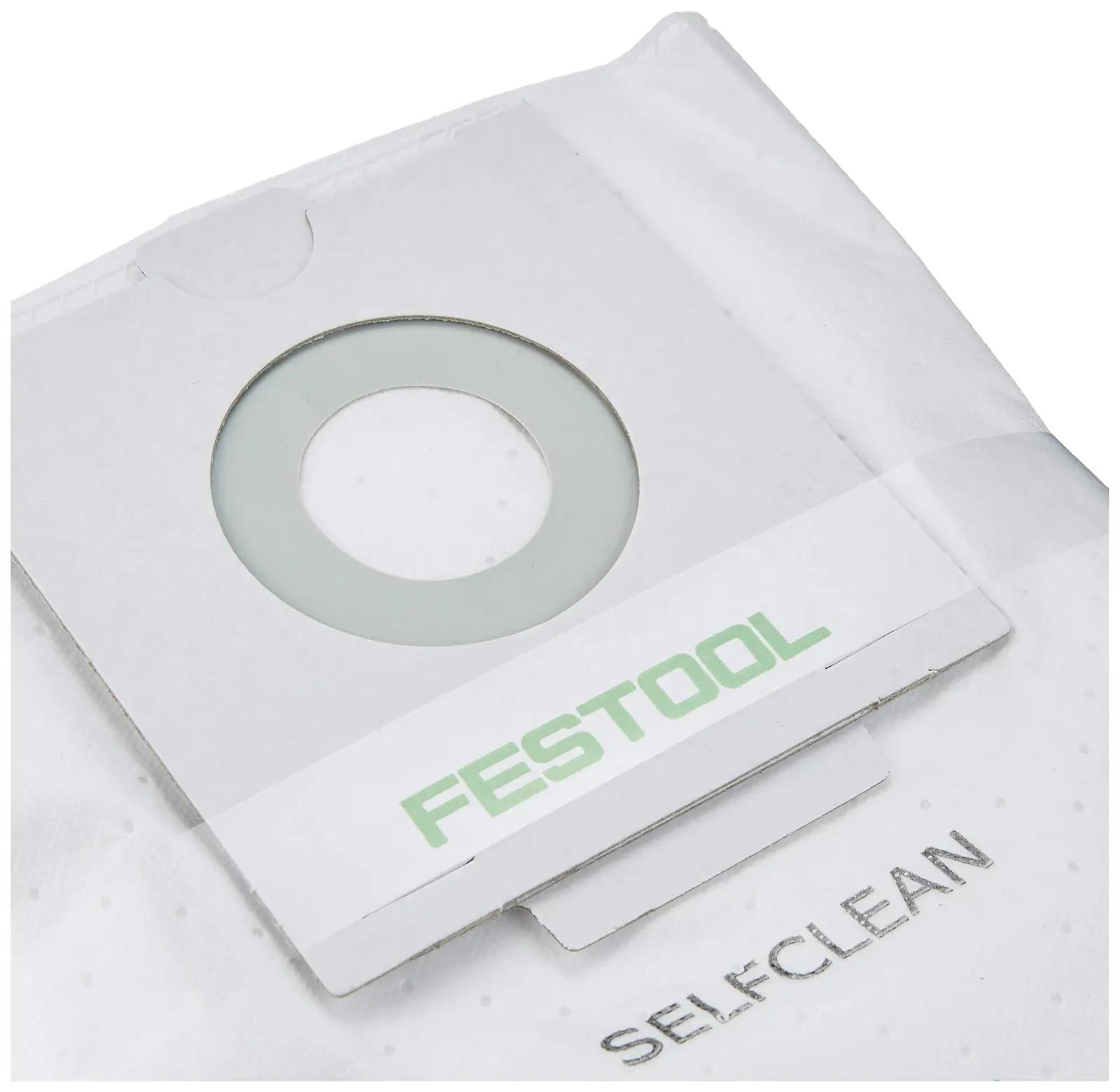 Festool vastupidav SELFCLEAN filtrikott – ideaalne tolmukogujale – pakend ja tarvikud