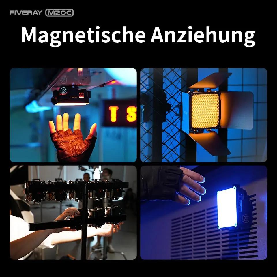 ZHIYUN M20C RGB videolamp — kompaktne magnetiline valguslahendus – pilt 8
