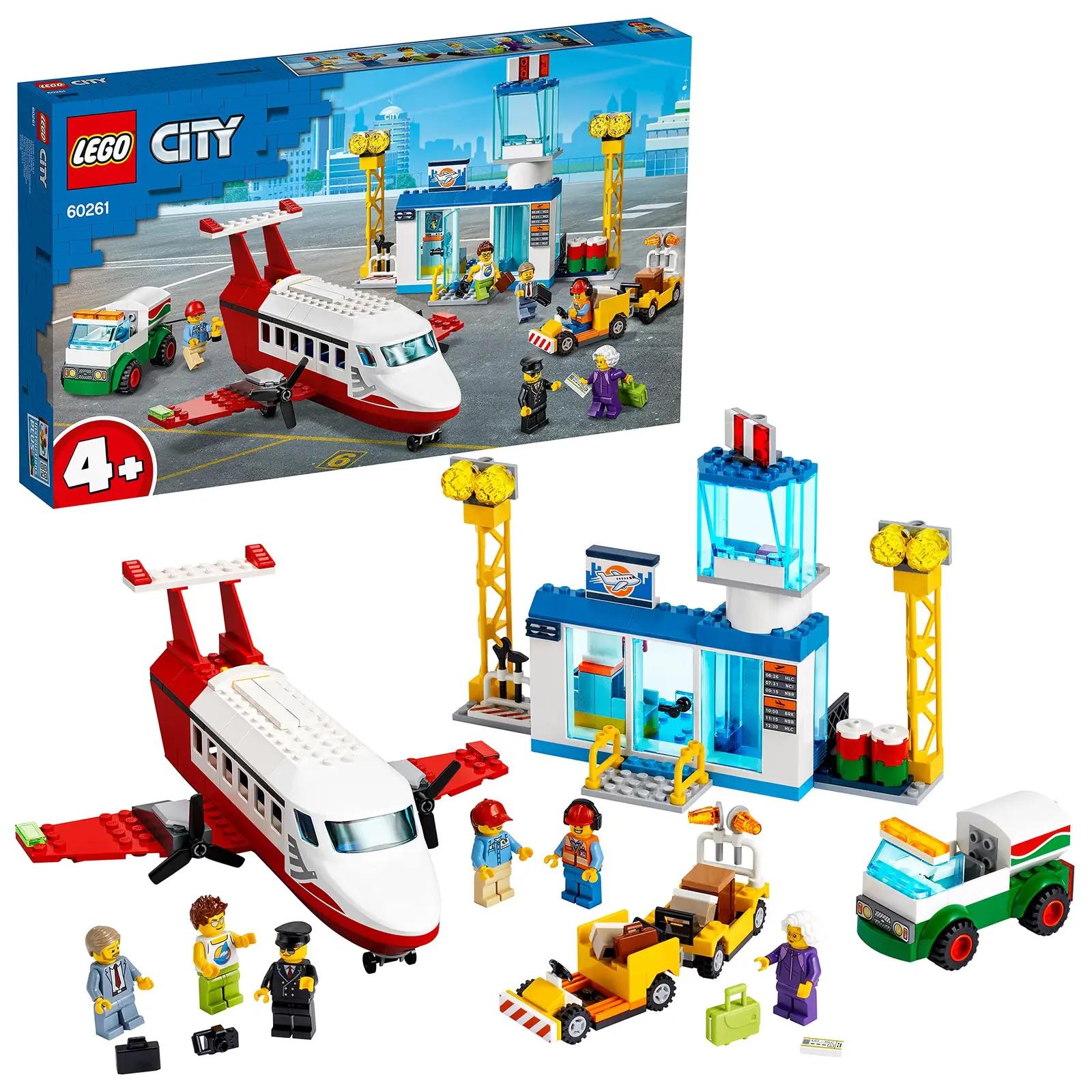 LEGO City lennujaama komplekt — mänguline ehituskingitus lapsele