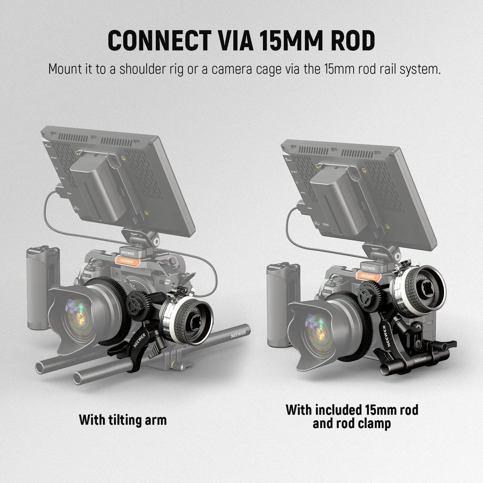 NEEWER kvaliteetne follow focus kaameratarvik – pilt 7
