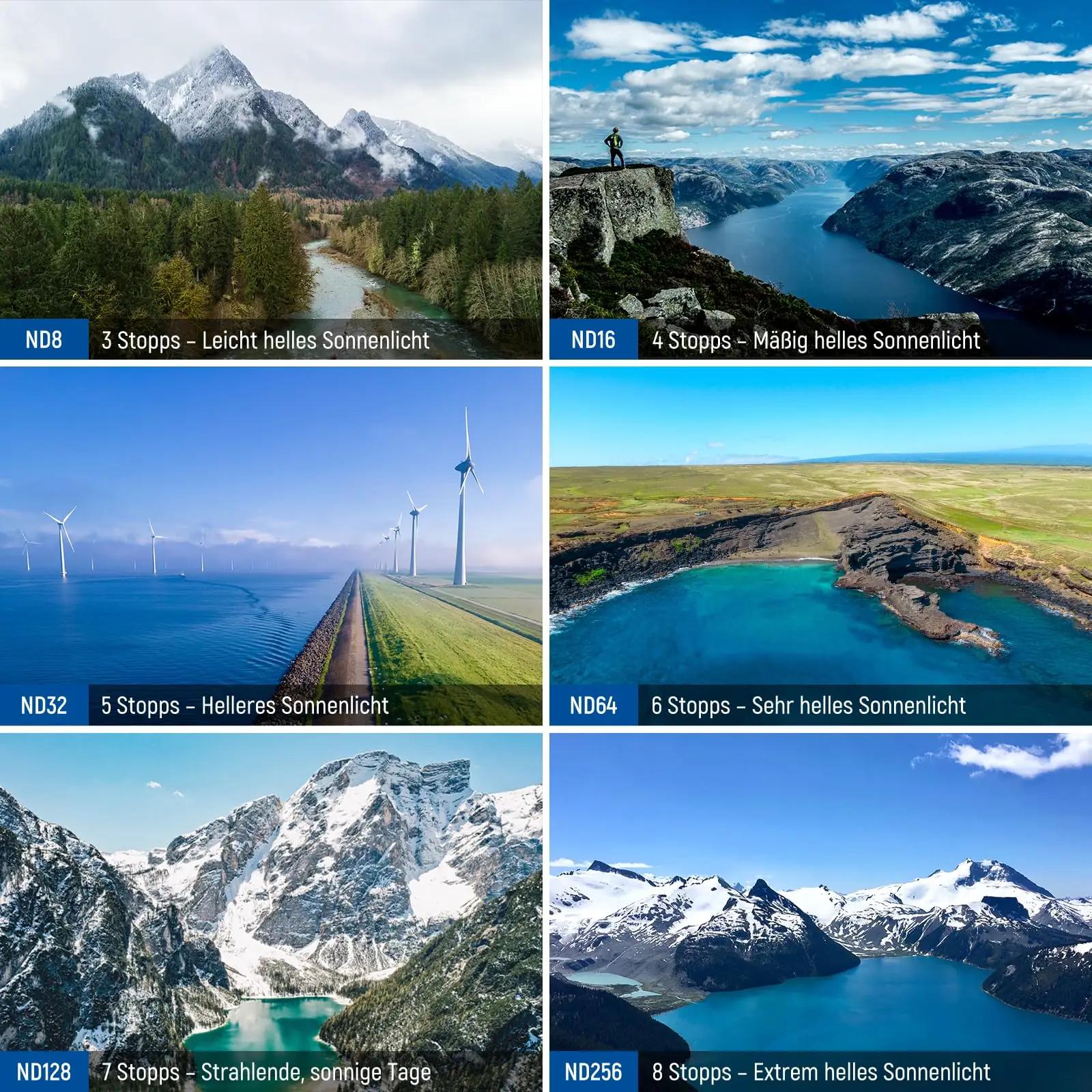 NEEWER klaasfilterid DJI Mini 4 Pro jaoks — professionaalne – pakend ja tarvikud
