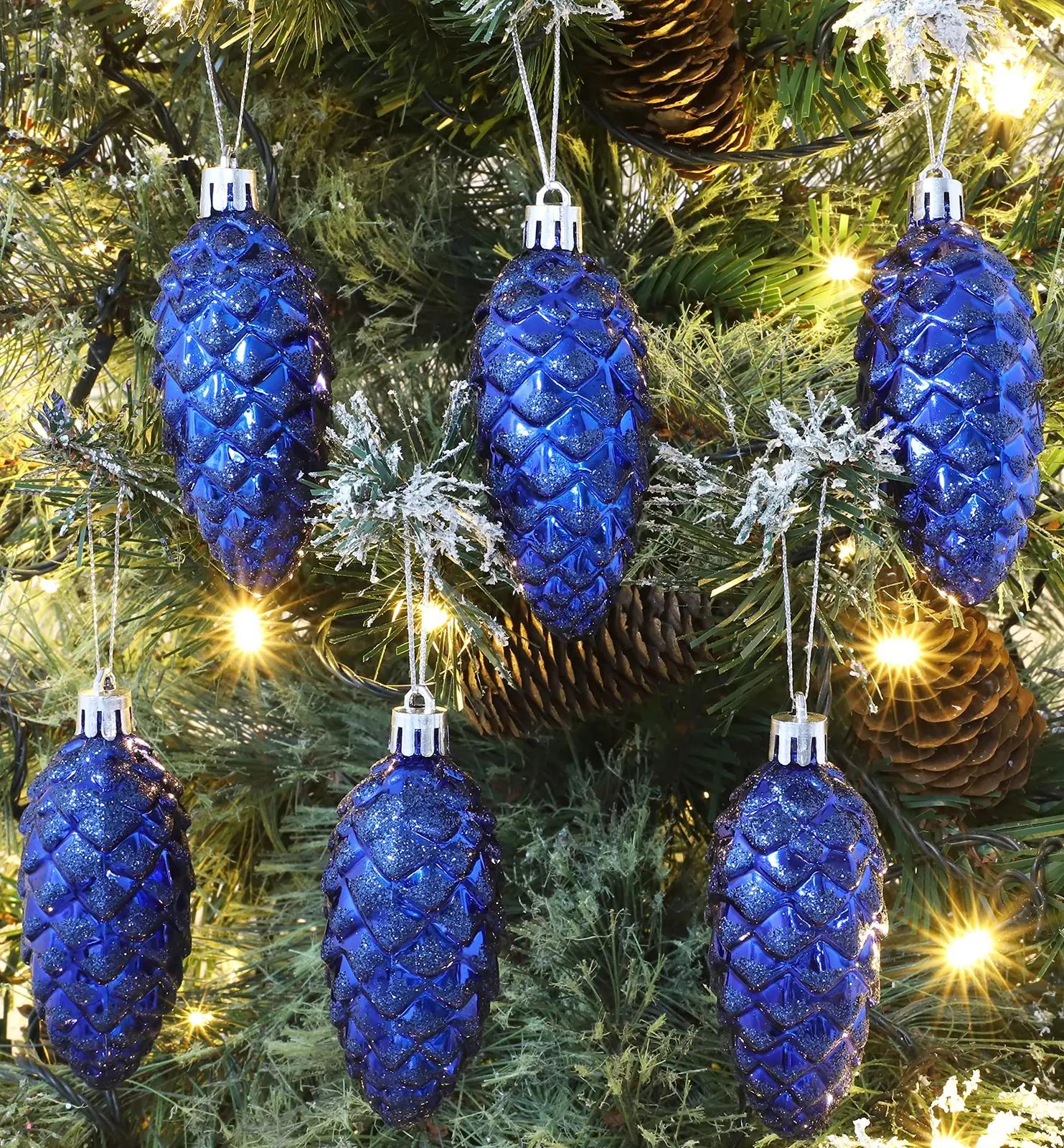 Christmas Concepts sinine kuusekuulide komplekt – lisavaade